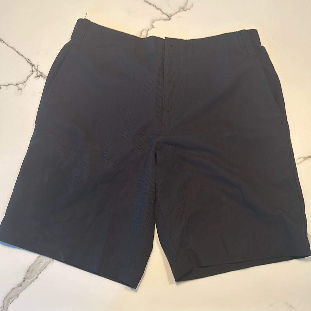 Black men’s medium dress/casual shorts